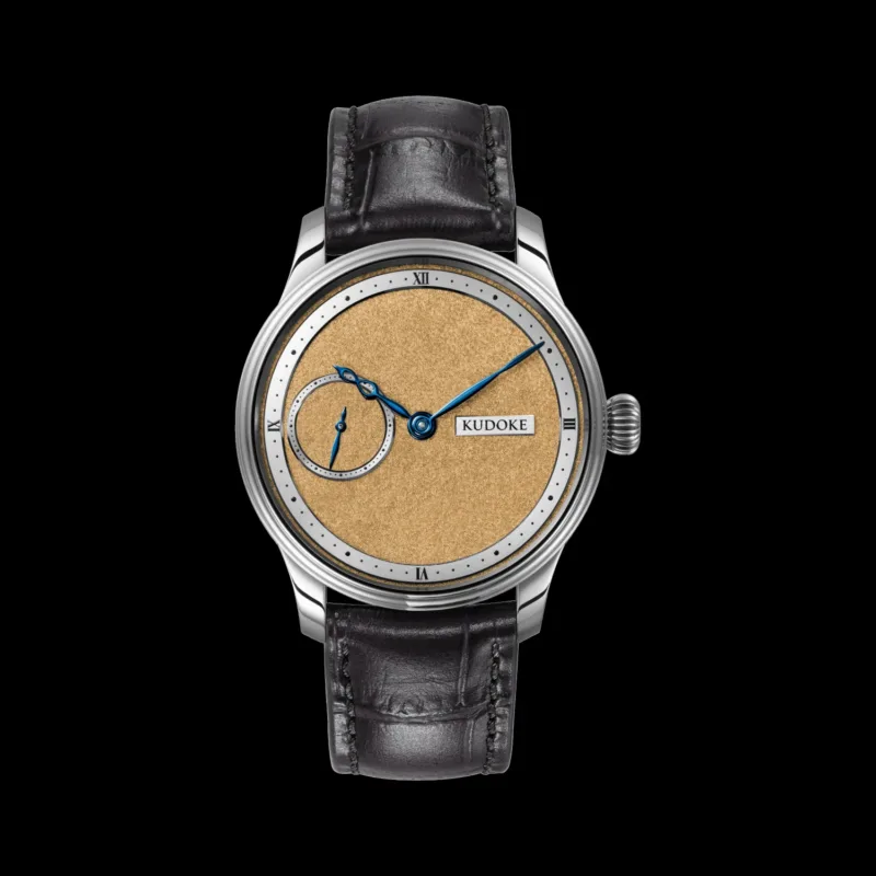 Kudoke 1 Tremblage - Gold Kudoke 1 Tremblage -Gold with textured hand-finished dial and blue hands
