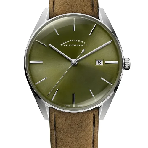 ELKA Watch Co. heritage-style mechanical timepiece available at VAQT Horology India